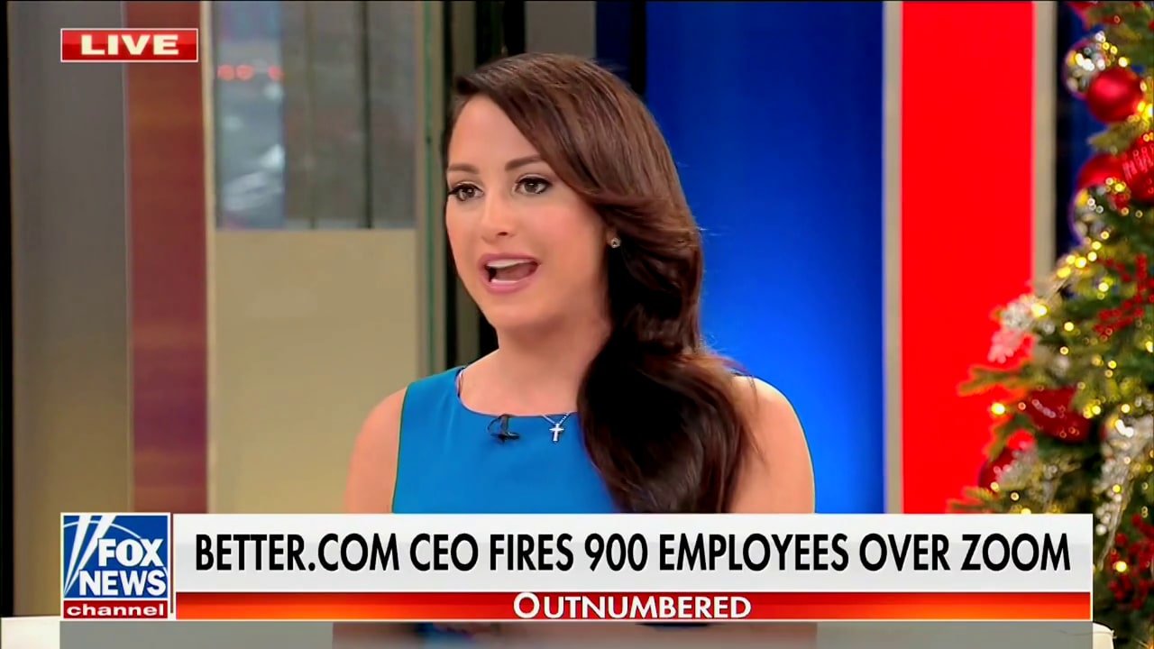 El presentador de Fox News aplaude los despidos masivos de Zoom del CEO de Better.com: ‘¡Me encanta esto!’