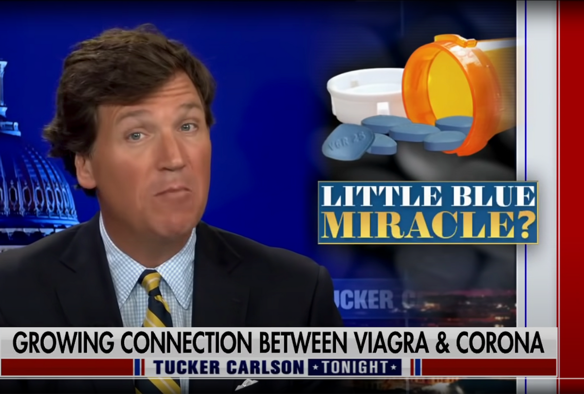 Tucker Carlson presenta a los espectadores de Fox News un posible nuevo tratamiento para la COVID: Viagra