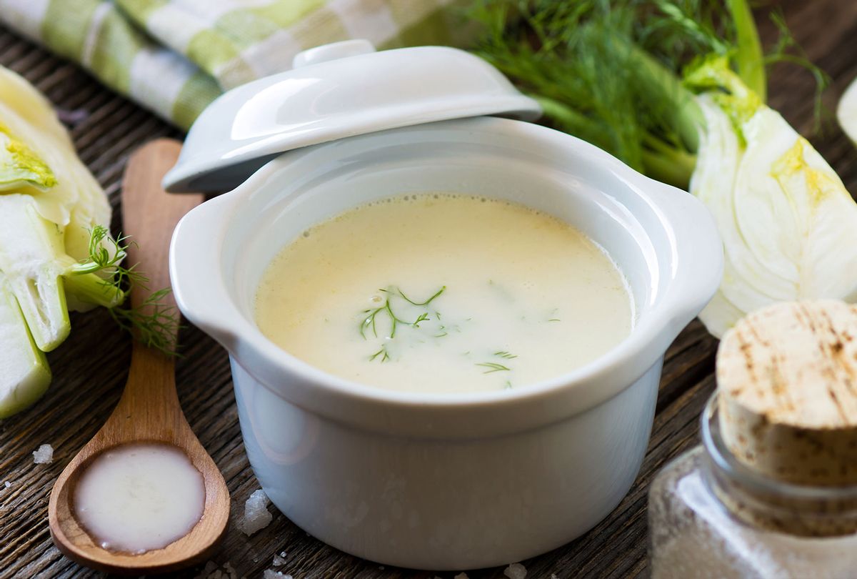 Esta sopa naturalmente cremosa se elabora sin productos lácteos ni sustitutos de los mismos