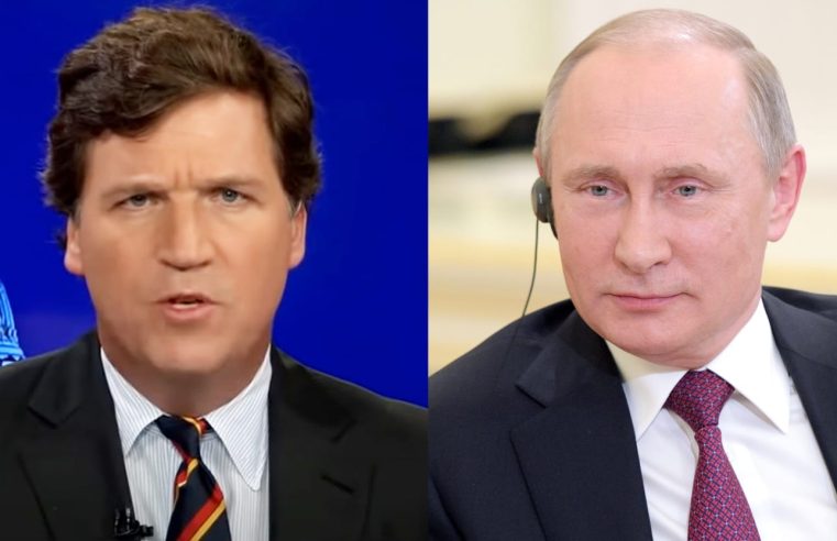 Los principales propagandistas de Rusia piden una entrevista de Putin con Tucker Carlson