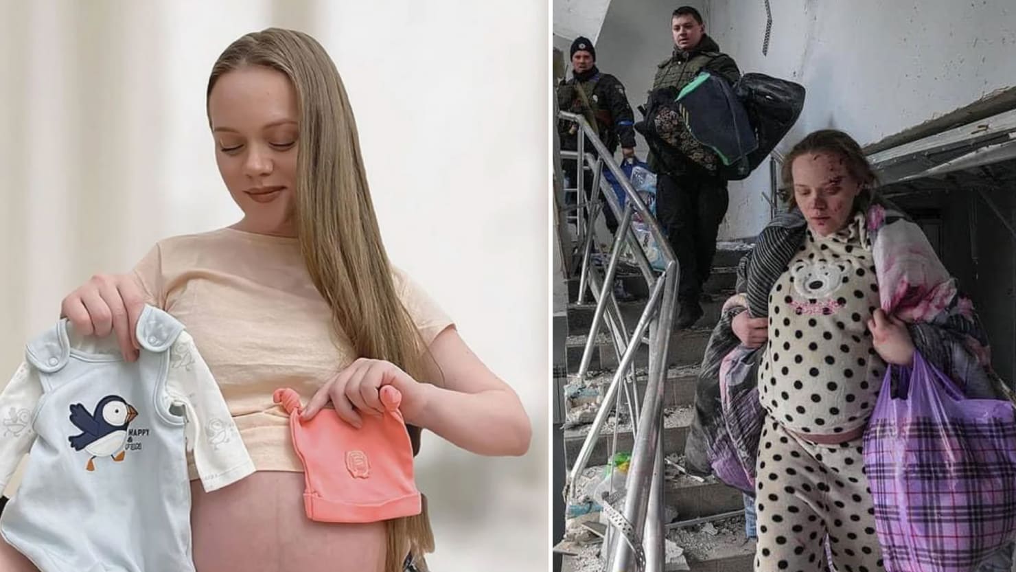 Mujer embarazada difamada como ‘actora de crisis’ ucraniana en atentado con bomba en hospital da a luz