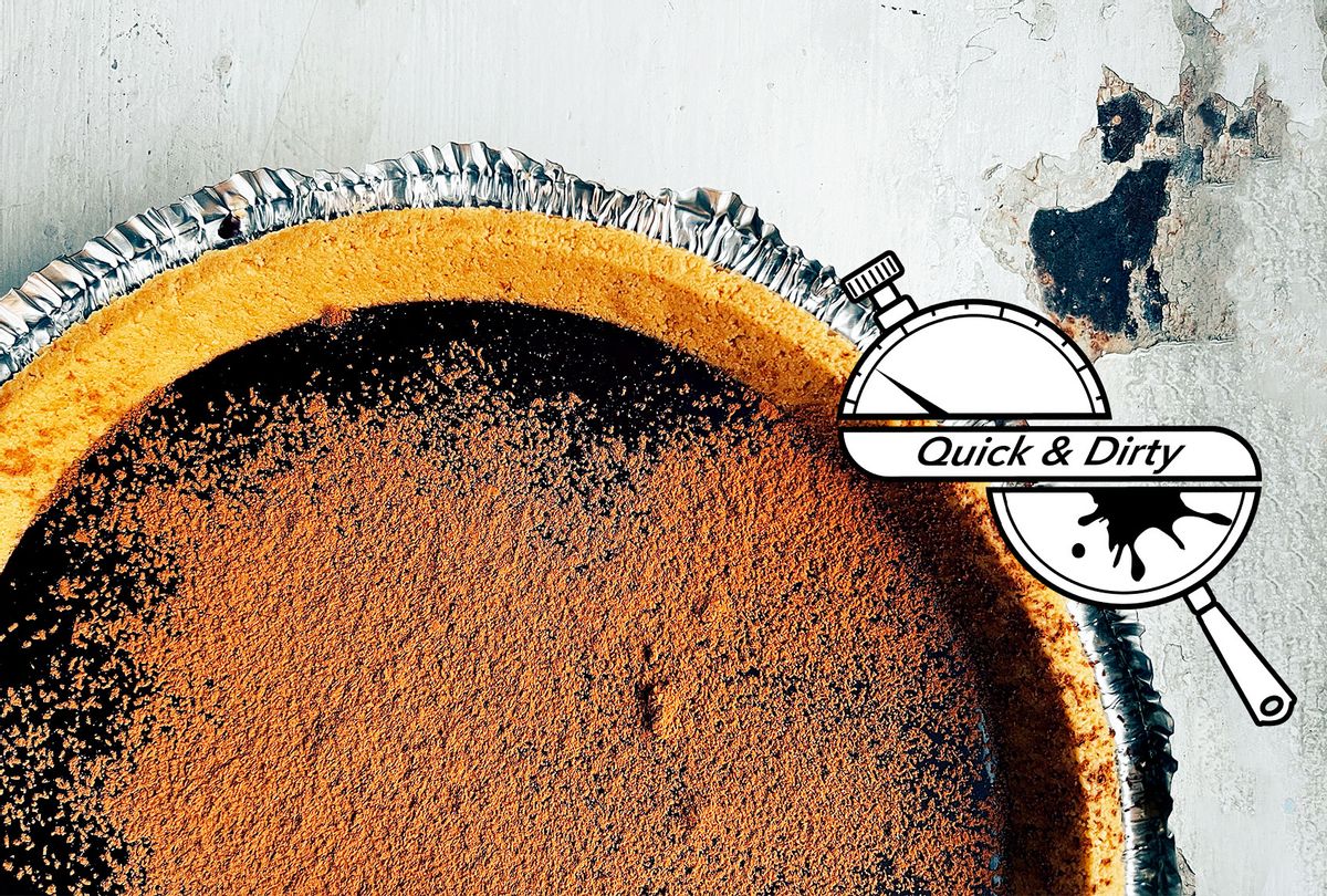 No es necesario hornear para hacer esta tarta de trufa de chocolate de 5 ingredientes