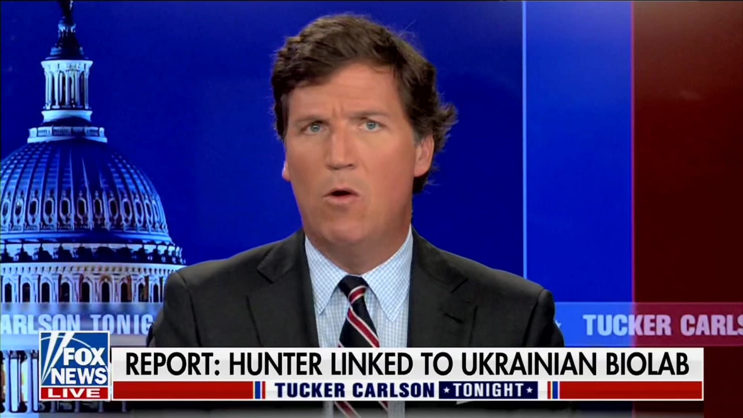 Tucker se hace eco del Kremlin e intenta relacionar a Hunter Biden con un supuesto laboratorio de armas biológicas ucraniano