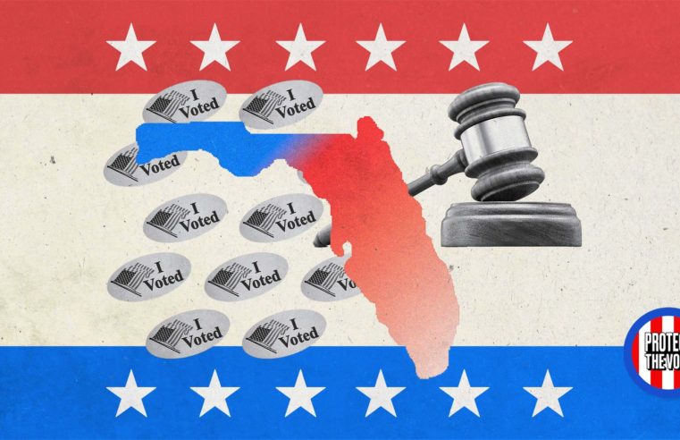 Un juez bloquea las leyes electorales racistas de Florida en un fallo contundente