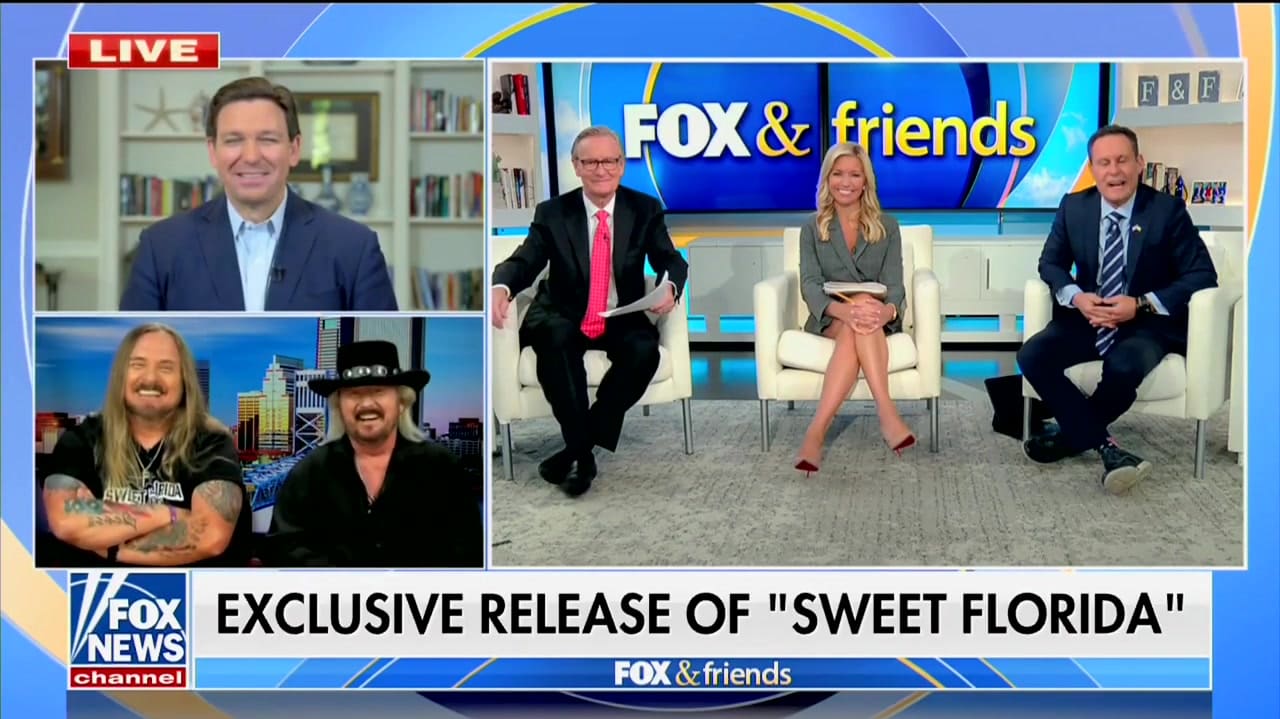 ‘Fox & Friends’ promueve alegremente una canción de propaganda desvergonzada que elogia a Ron DeSantis