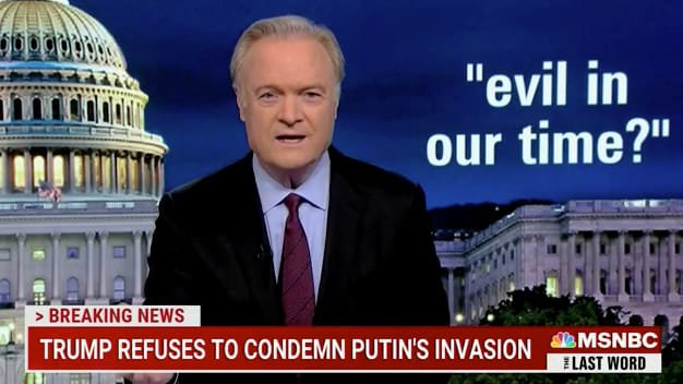 Lawrence O’Donnell critica a Trump por carecer de la ‘claridad moral’ de Hannity sobre Putin