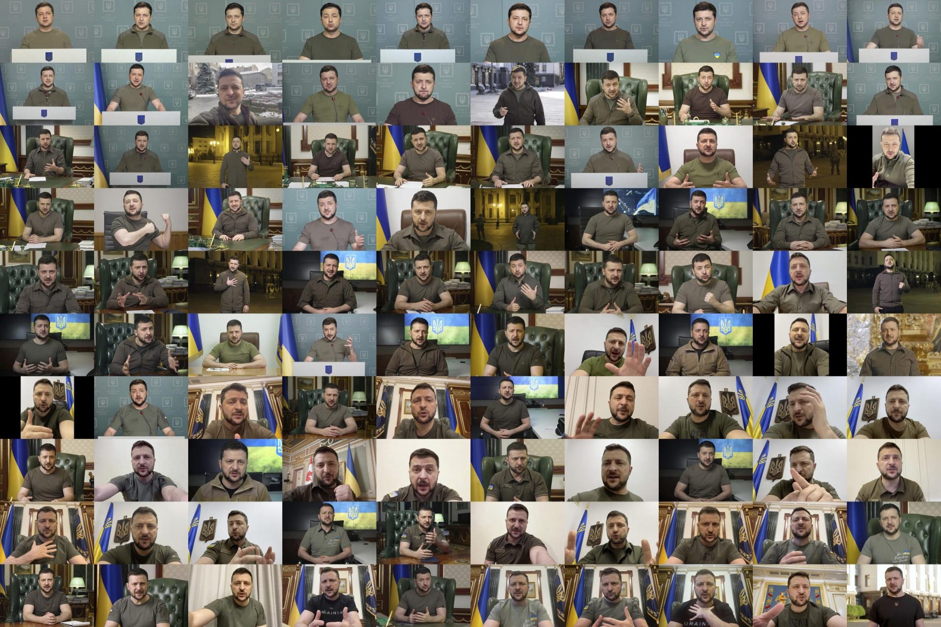 100 discursos en 100 días de guerra: Zelenskyy reúne a Ucrania