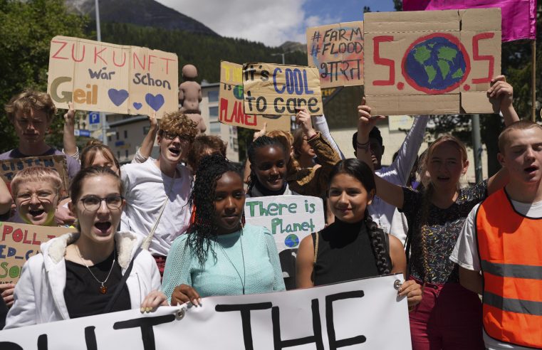 En Davos, los activistas climáticos dicen que se ignoraron los principales problemas