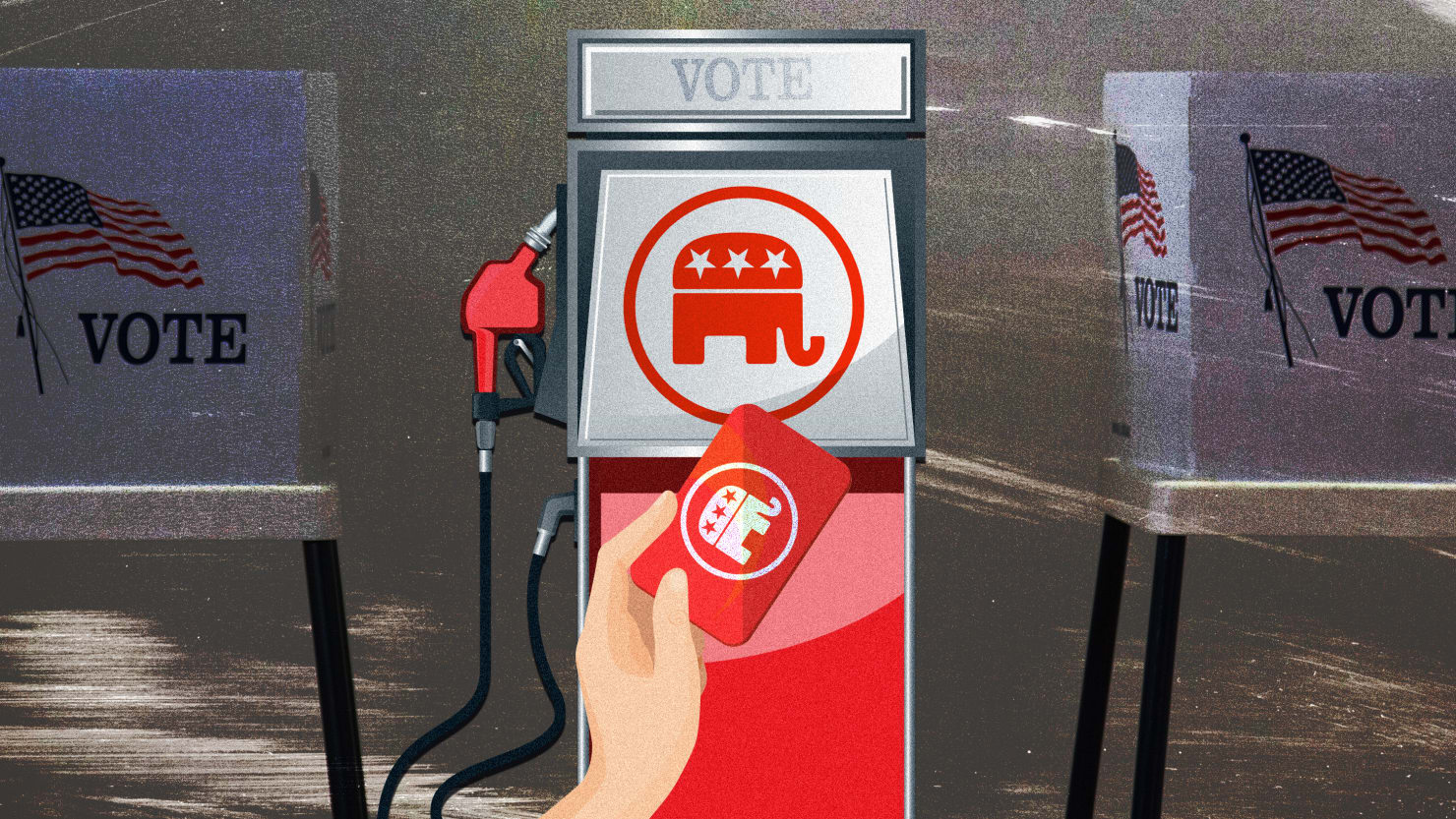 Las tarjetas de gasolina gratis son el nuevo truco de campaña del Partido Republicano, y es legal