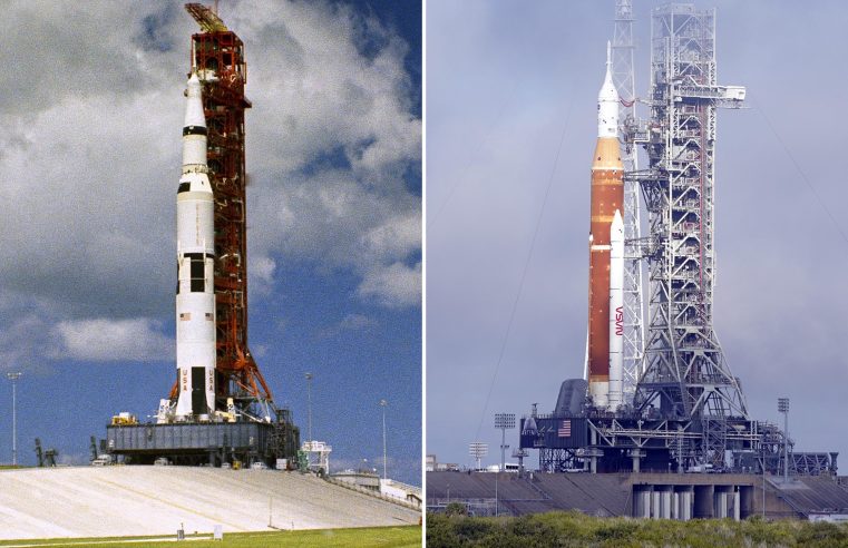 EXPLICACIÓN: La NASA prueba un nuevo cohete lunar, 50 años después del Apolo
