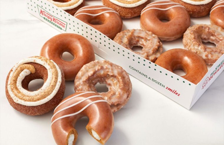 Krispy Kreme celebra anticipadamente la temporada de especias de calabaza con una nueva línea de donuts y bebidas