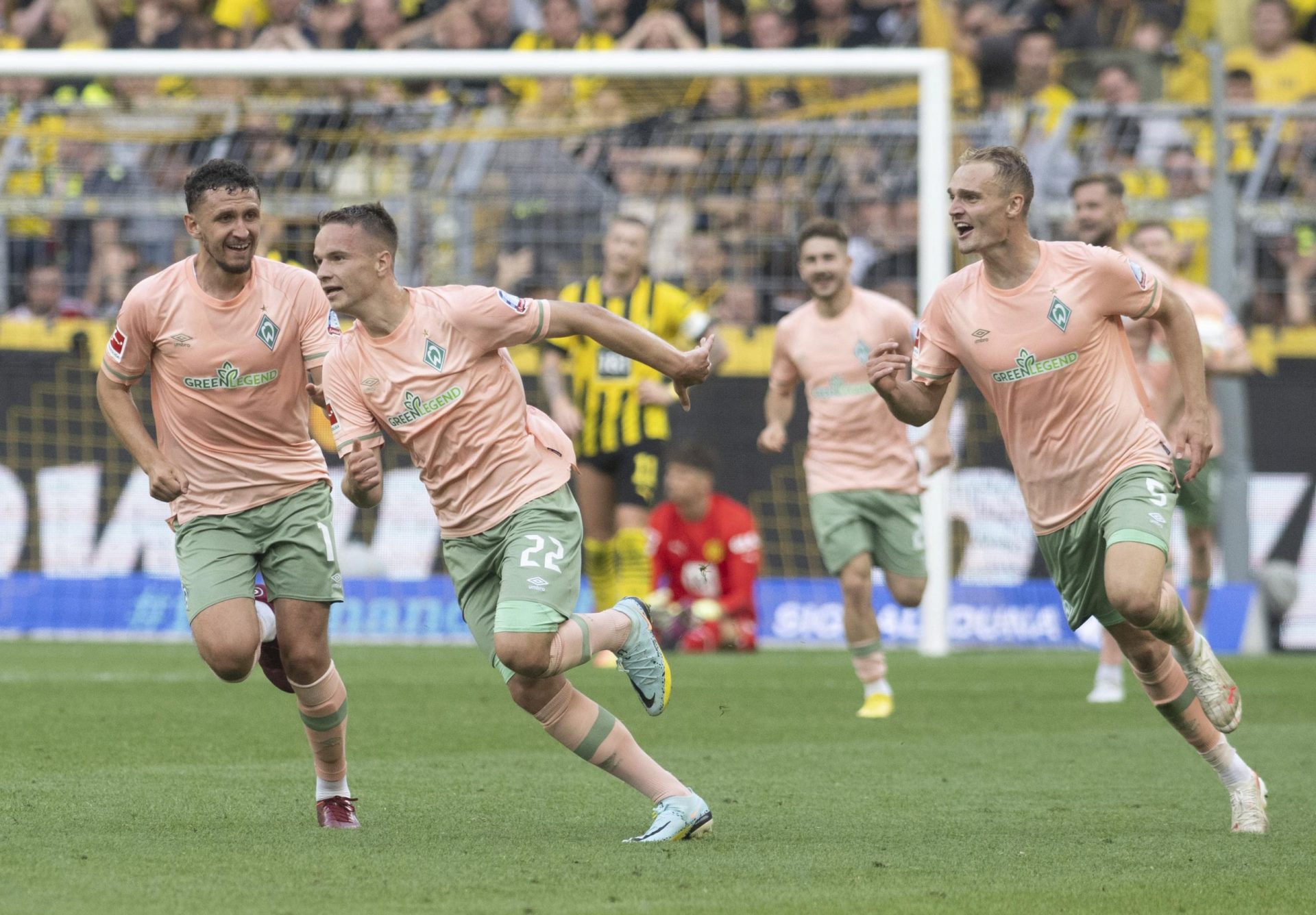 El Dortmund sorprende en casa con la remontada de 3 goles del Bremen