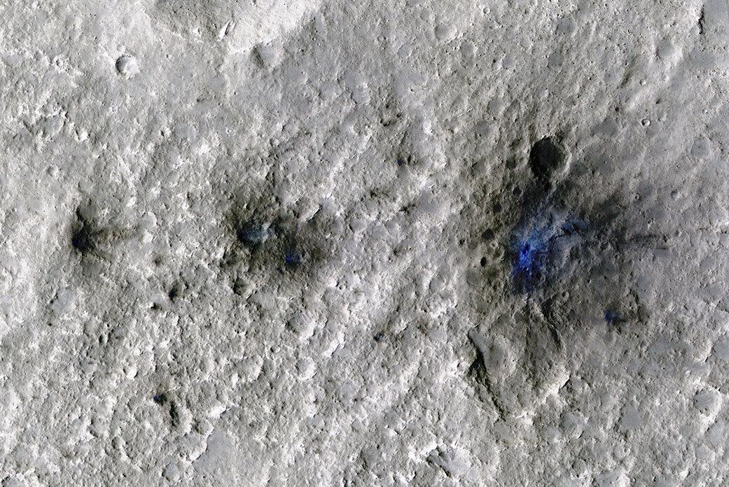 El módulo de aterrizaje en Marte de la NASA capta el impacto de 4 rocas espaciales