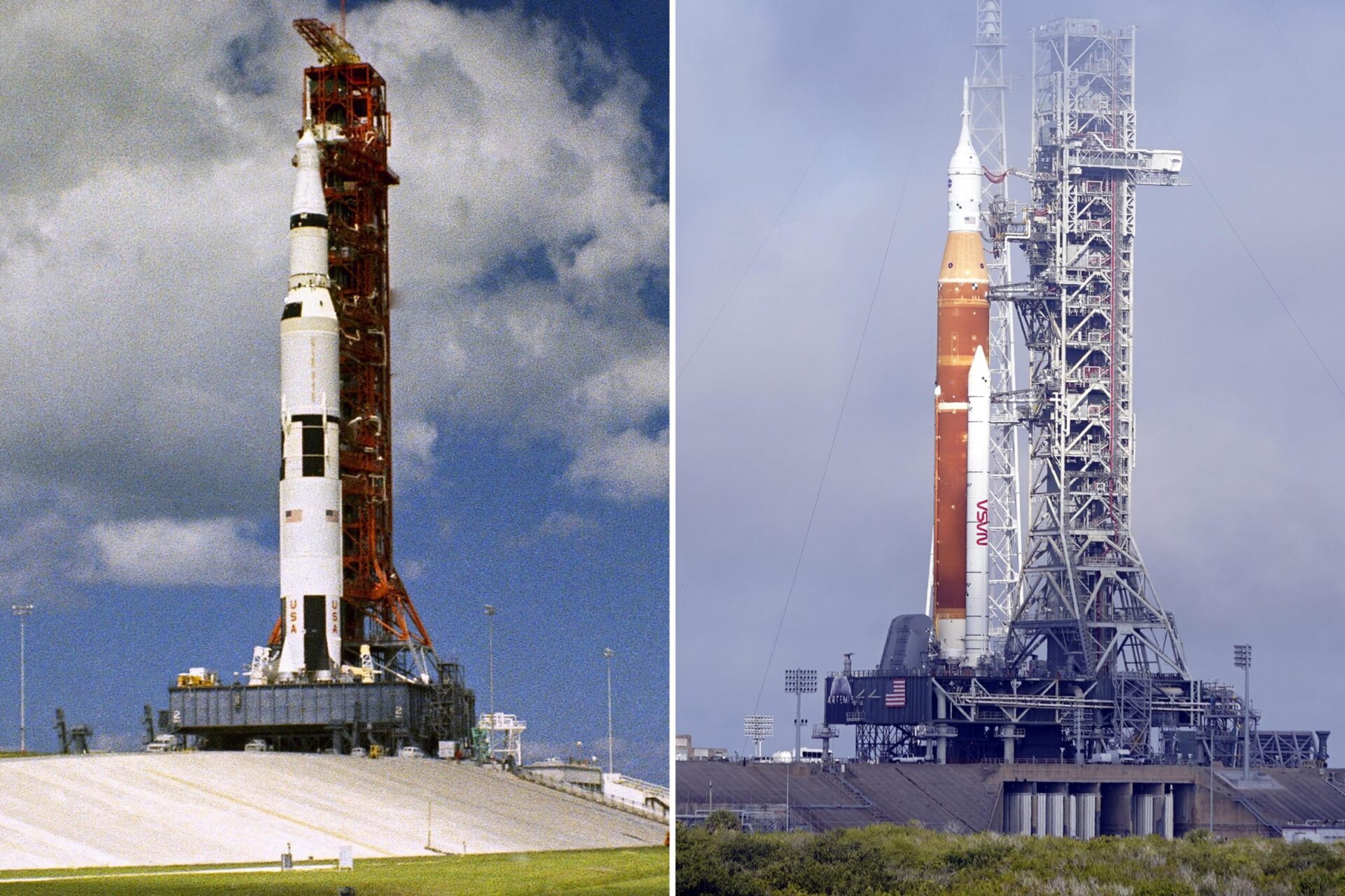 EXPLICACIÓN: El nuevo megacohete lunar de la NASA, la cápsula de la tripulación de Orión