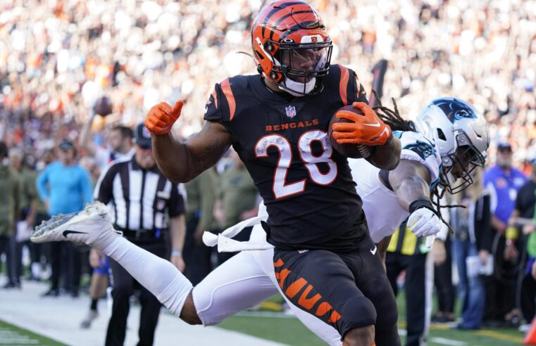 Mixon anota 5 touchdowns, Bengals dominan a Panthers 42-21