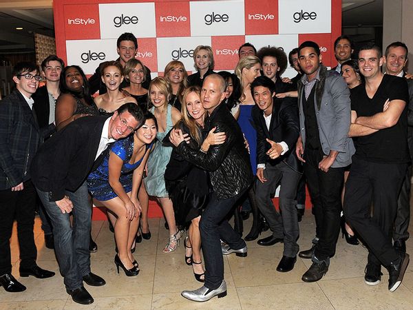 El elenco y el equipo de Glee