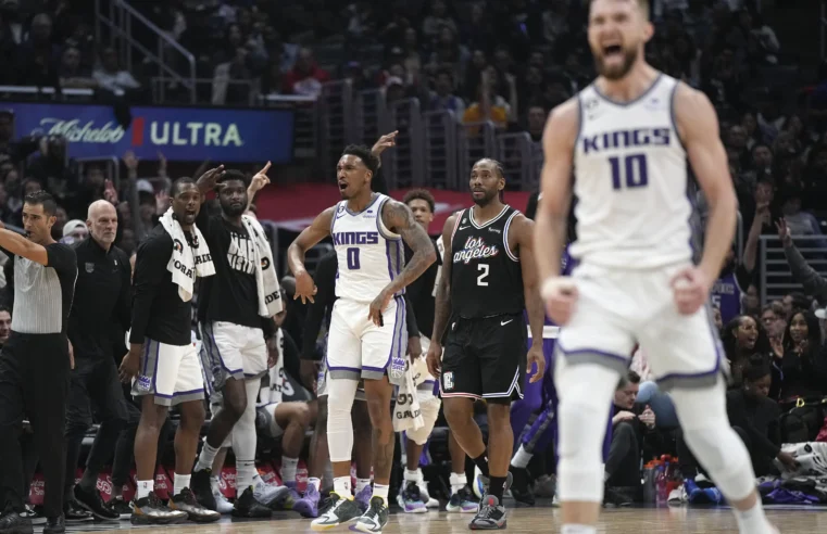 Kings supera a Clippers en el segundo juego de la NBA con mayor puntuación