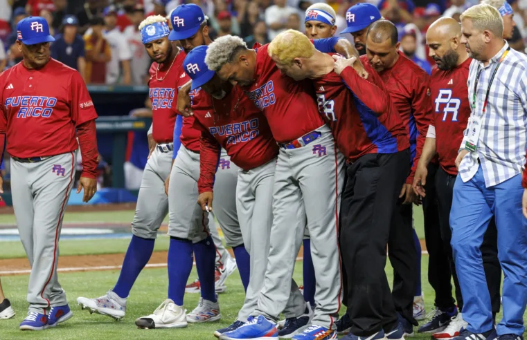 Edwin Díaz de los Mets se lesiona celebrando la victoria del CMB de Puerto Rico