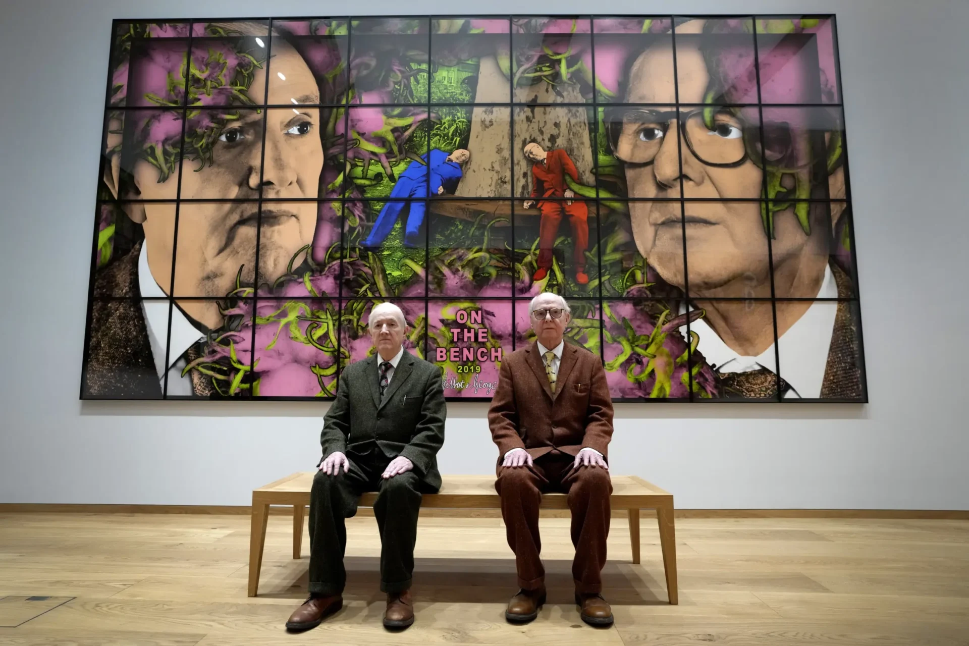 El dúo de artistas Gilbert y George tiene su propia galería en Londres
