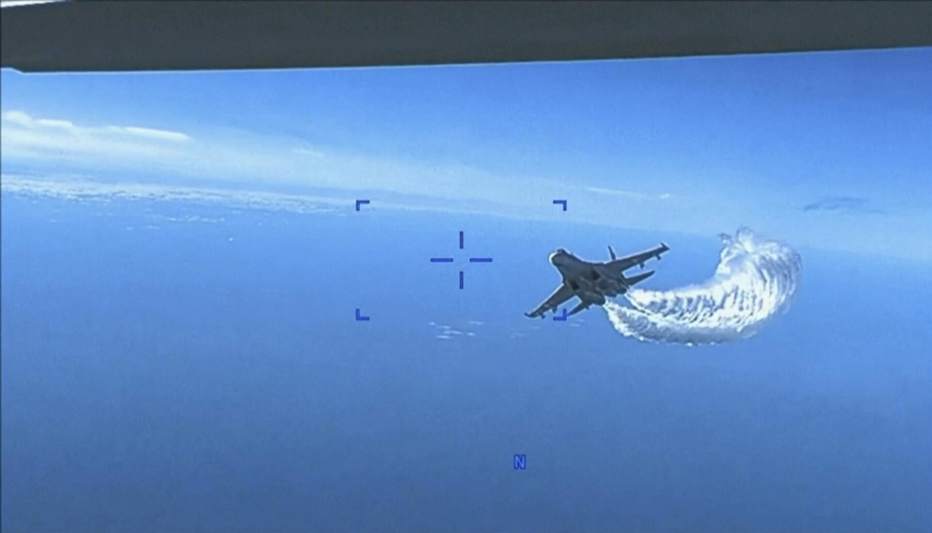 Estados Unidos publica video del incidente del avión no tripulado en el Mar Negro con el avión ruso