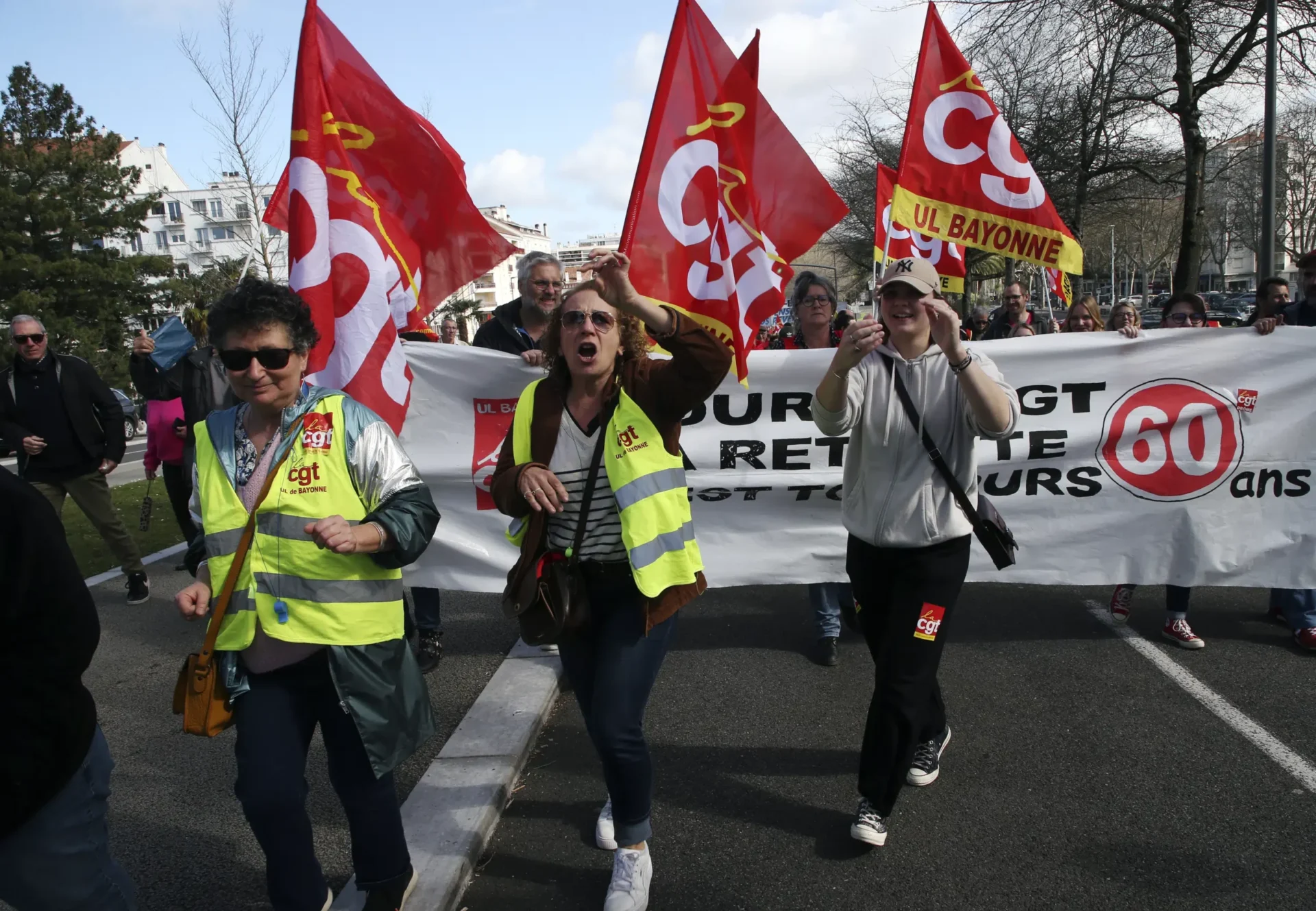 Tensiones políticas, nuevas protestas por el proyecto de ley de pensiones francés