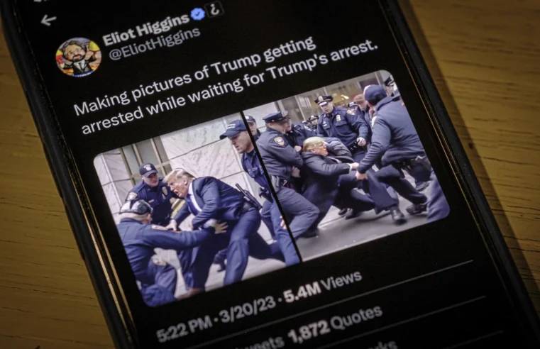 Trump arrestado?  ¿Putin encarcelado?  Imágenes falsas de IA difundidas en línea