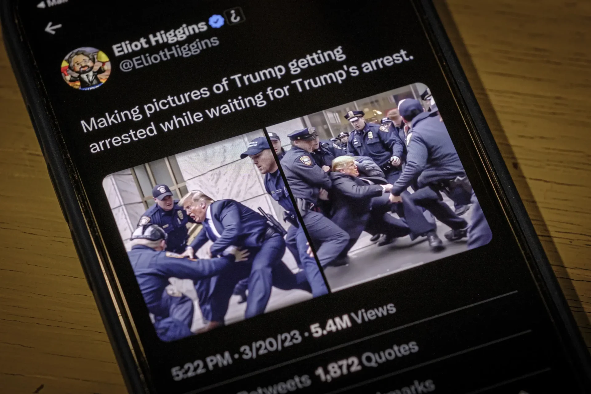 Trump arrestado?  ¿Putin encarcelado?  Imágenes falsas de IA difundidas en línea