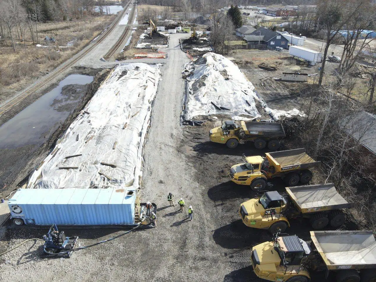 El descarrilamiento de un tren en Ohio pone de manifiesto la difícil situación de la eliminación de residuos