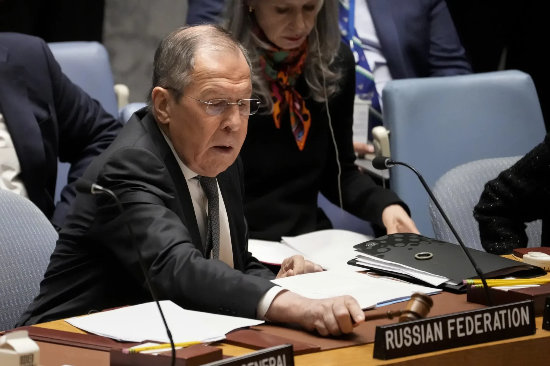 El jefe de la ONU y Occidente regañan al principal diplomático de Rusia por Ucrania