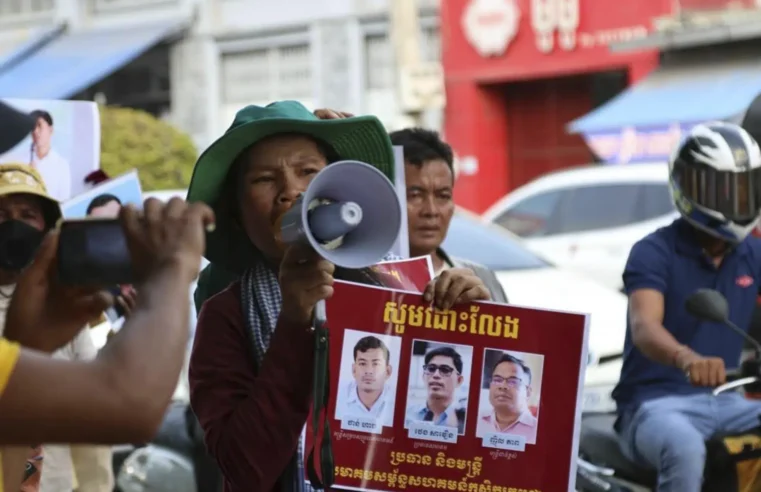 Activistas de la tierra camboyanos arrestados por presuntamente incitar a los agricultores a odiar a los ricos