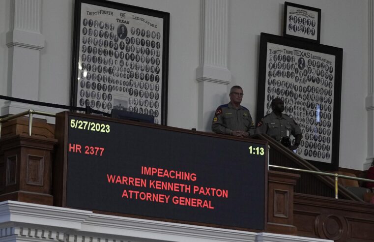 La Cámara de Representantes de Texas inicia un proceso histórico de juicio político contra el fiscal general Ken Paxton