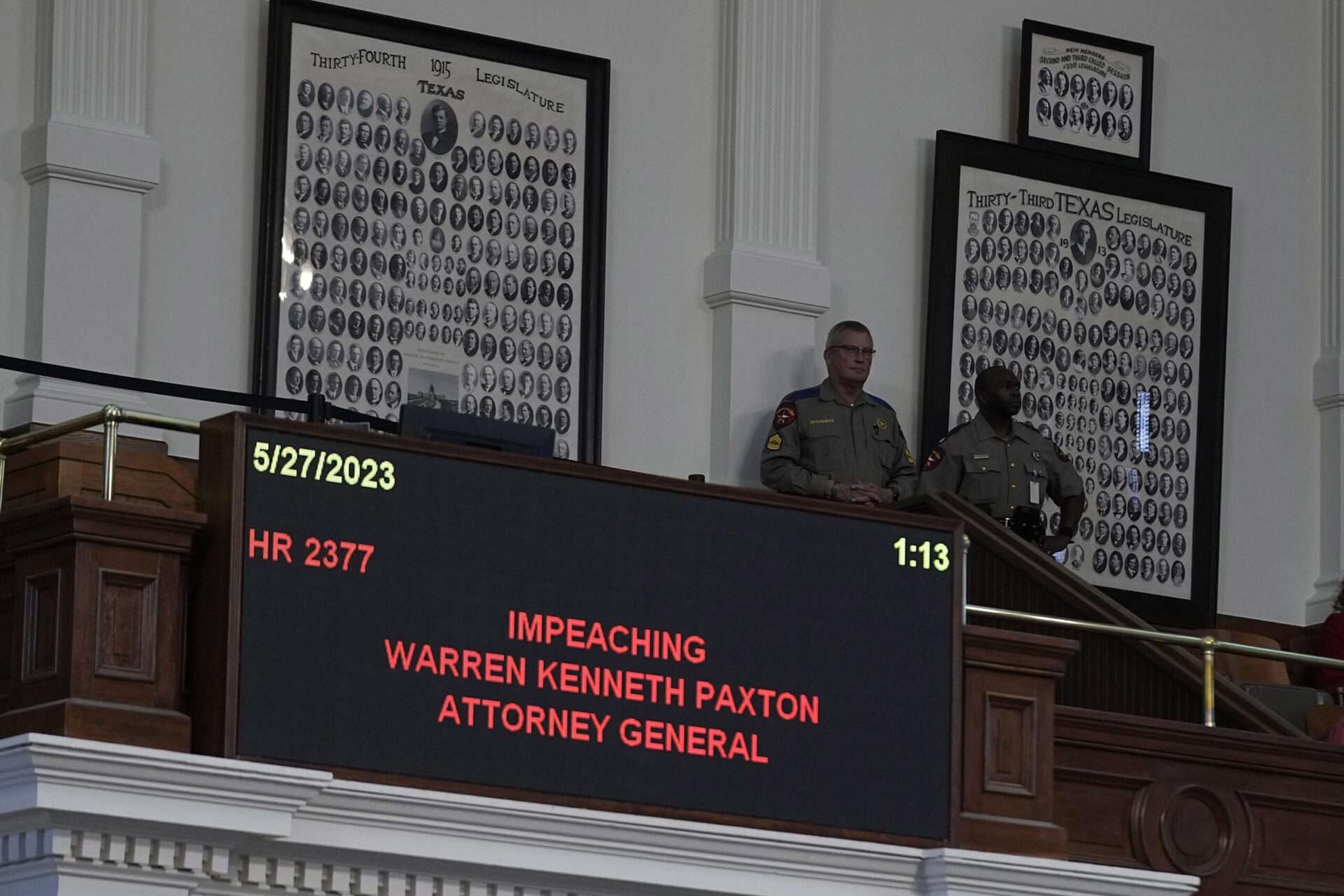 La Cámara de Representantes de Texas inicia un proceso histórico de juicio político contra el fiscal general Ken Paxton