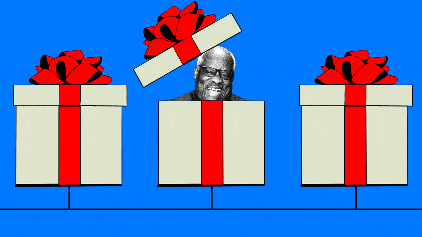 Por qué la cronología de regalos de Clarence Thomas no es bonita