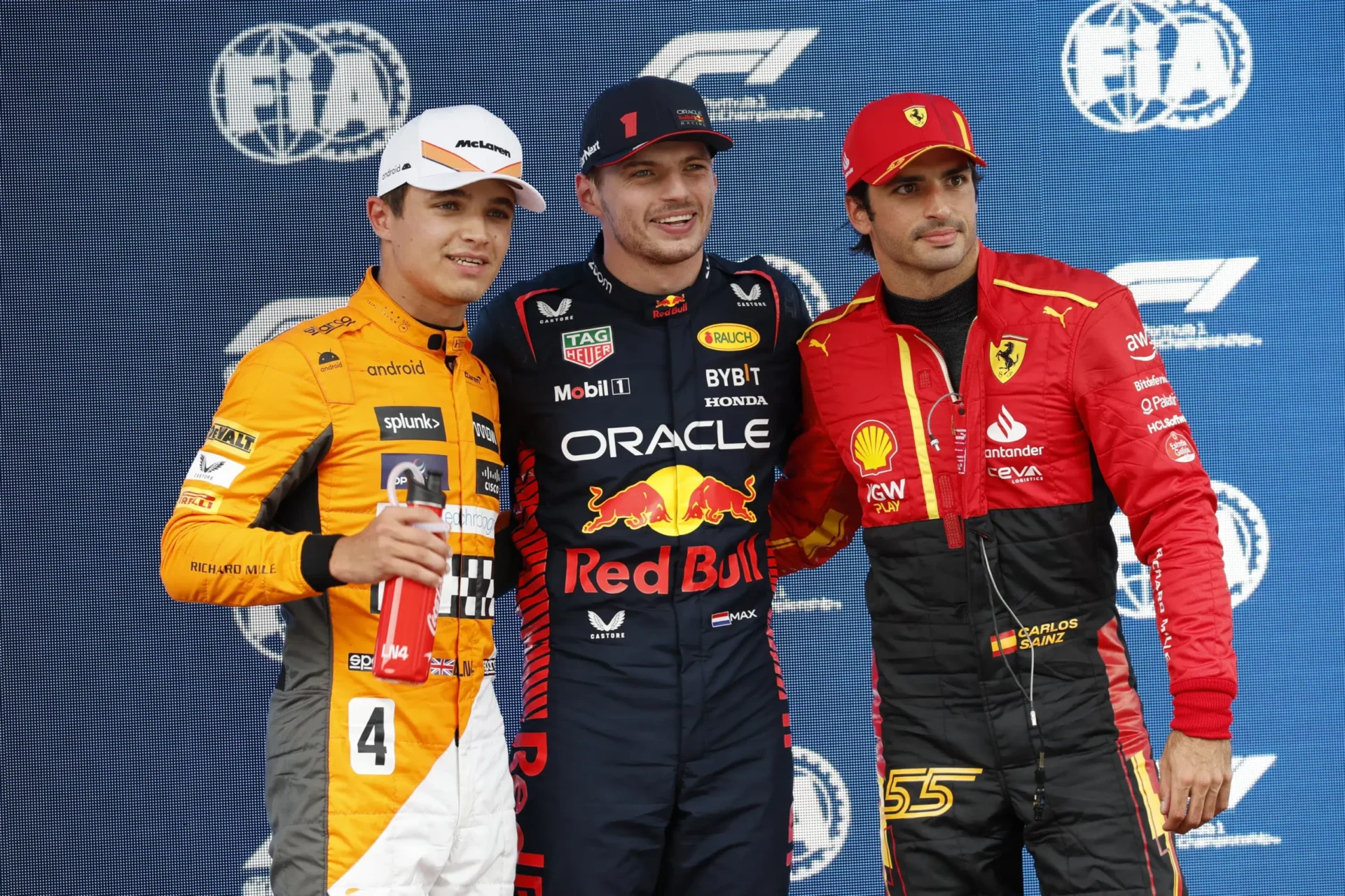 Verstappen logra la pole en el GP de España por delante de Sainz;  alonso 8