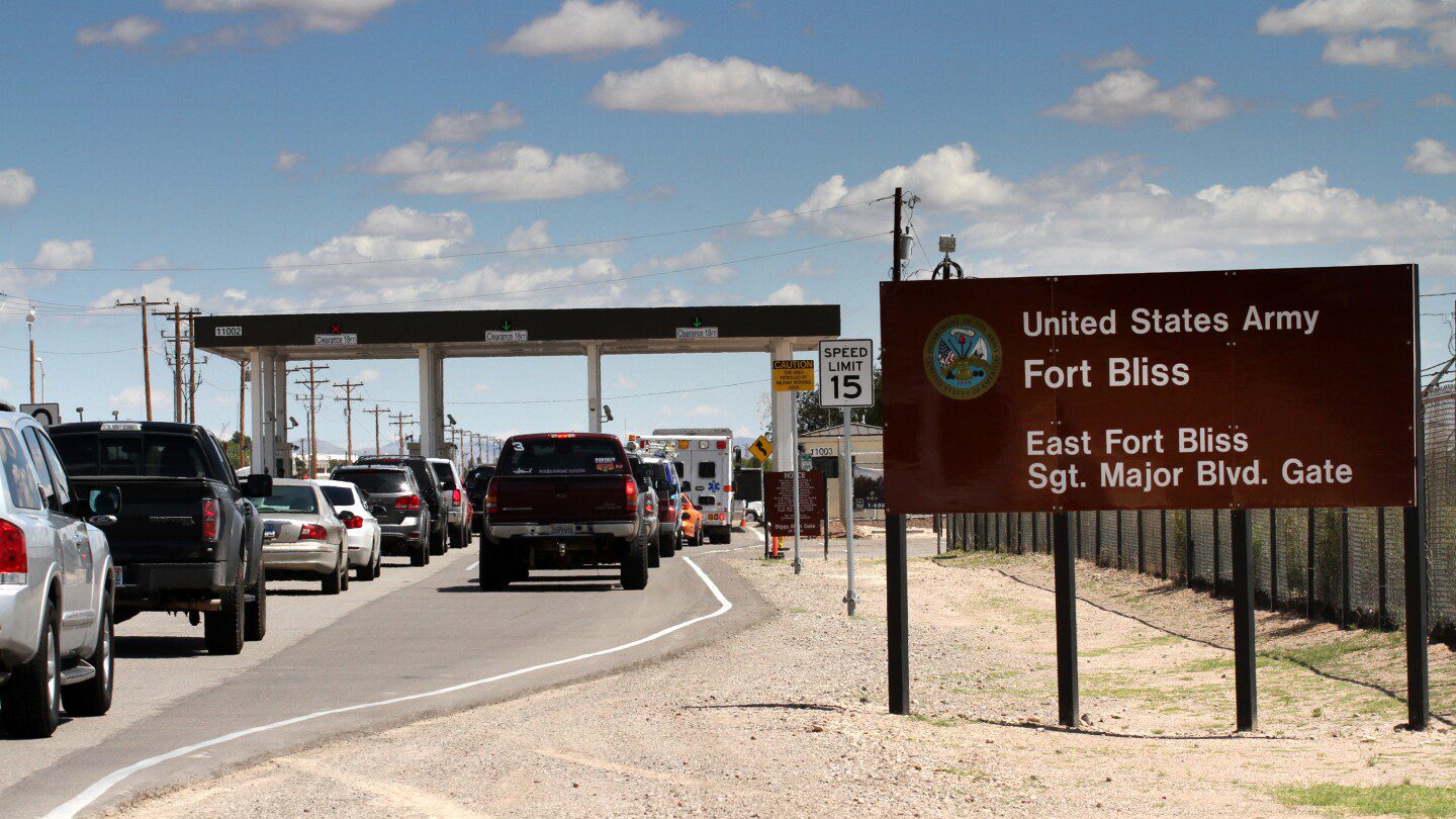 Accidente de vehículo en Fort Bliss en Texas mata a 1 soldado y hiere a otros 5