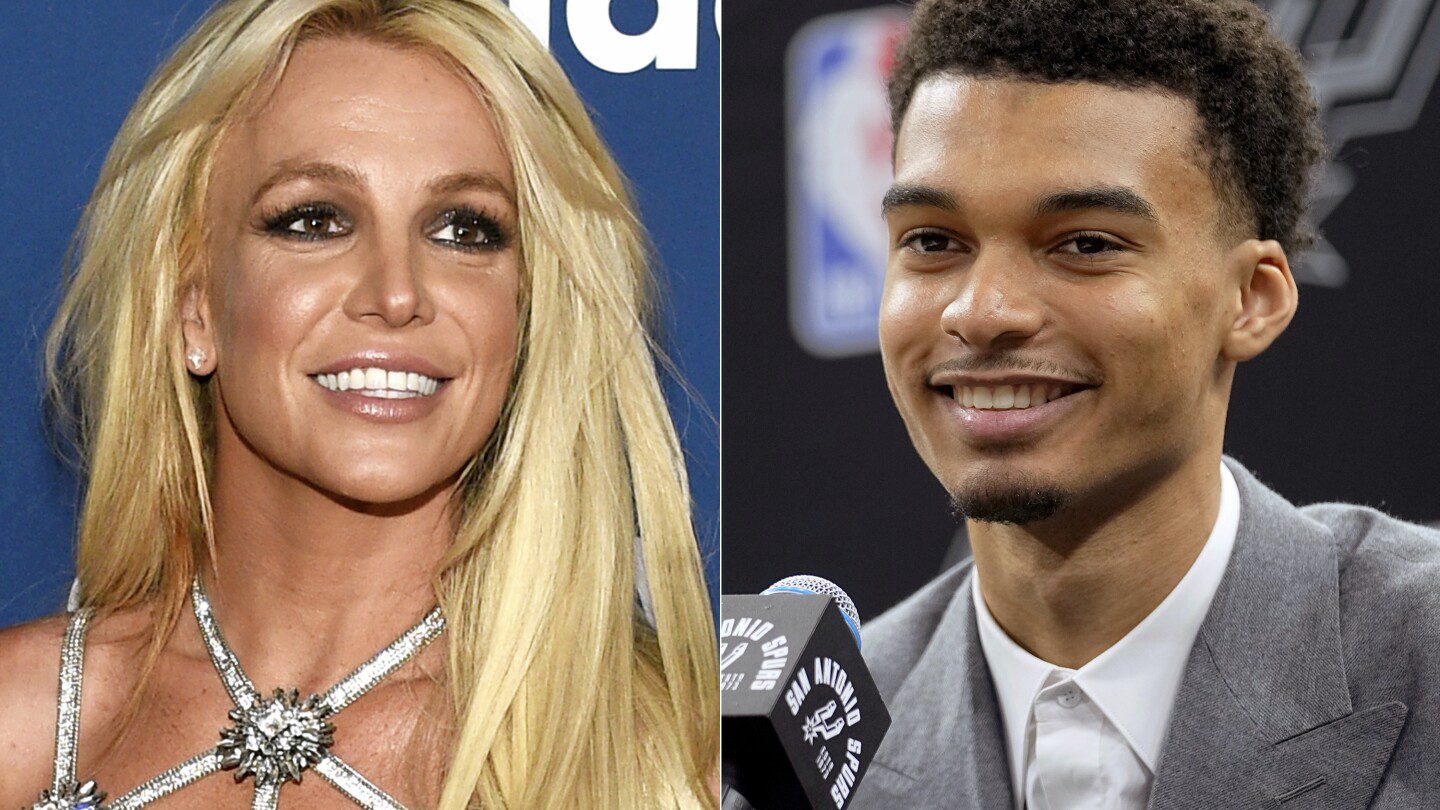 Britney Spears dice que la seguridad de Wembanyama la golpeó en Las Vegas, el novato de los Spurs dice que lo agarraron