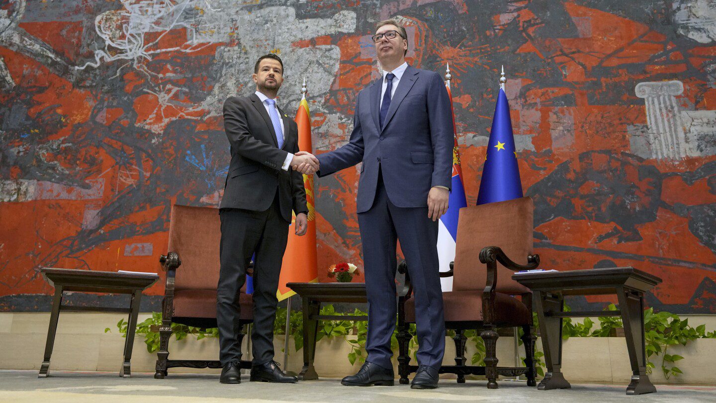 Los antiguos aliados Serbia y Montenegro acuerdan arreglar las tensas relaciones
