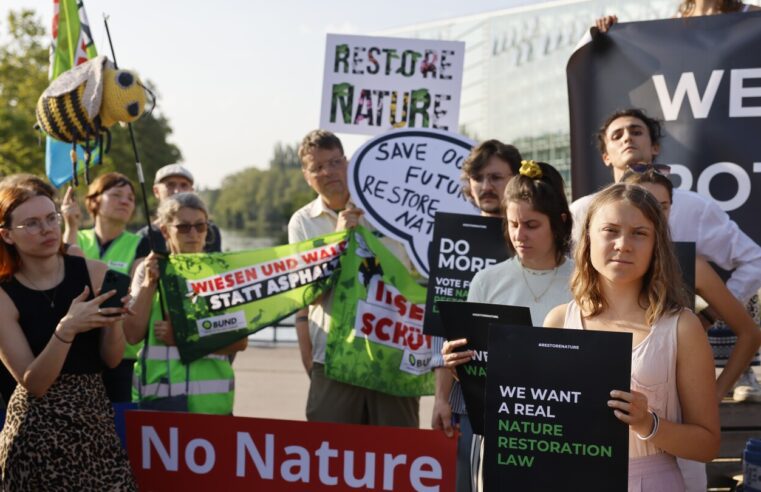 Los legisladores de la Unión Europea respaldan un gran plan para proteger la naturaleza y luchar contra el cambio climático