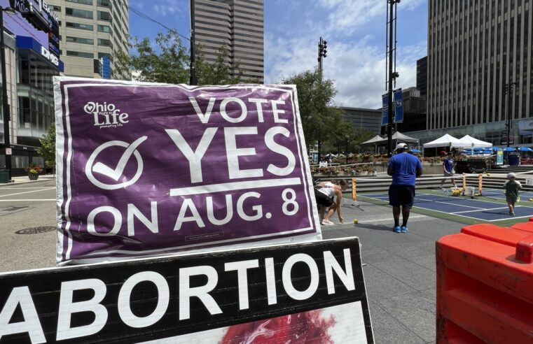 Los mensajes sobre el aborto enturbian el debate sobre la iniciativa electoral de Ohio.  Los patrocinadores dijeron que no se trataba de eso
