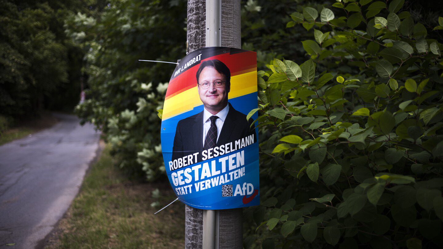 Un condado alemán eligió a un candidato de extrema derecha por primera vez desde la era nazi, lo que genera preocupación