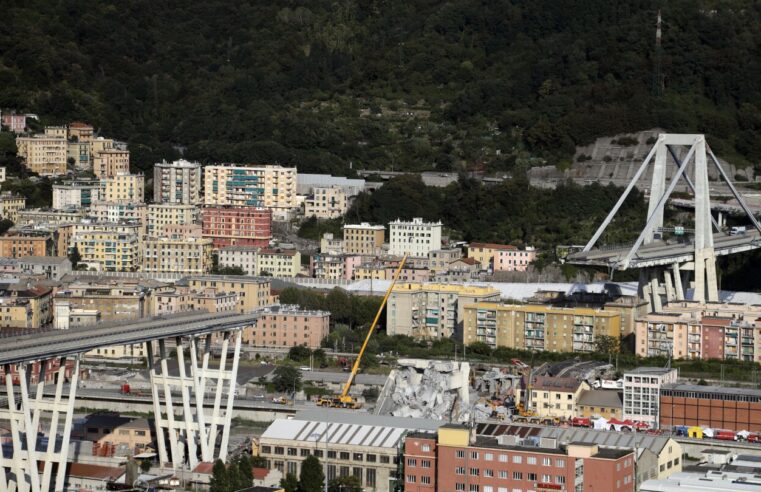 Italia conmemora el 5º aniversario del derrumbe del puente Morandi con peticiones de justicia para los 43 fallecidos